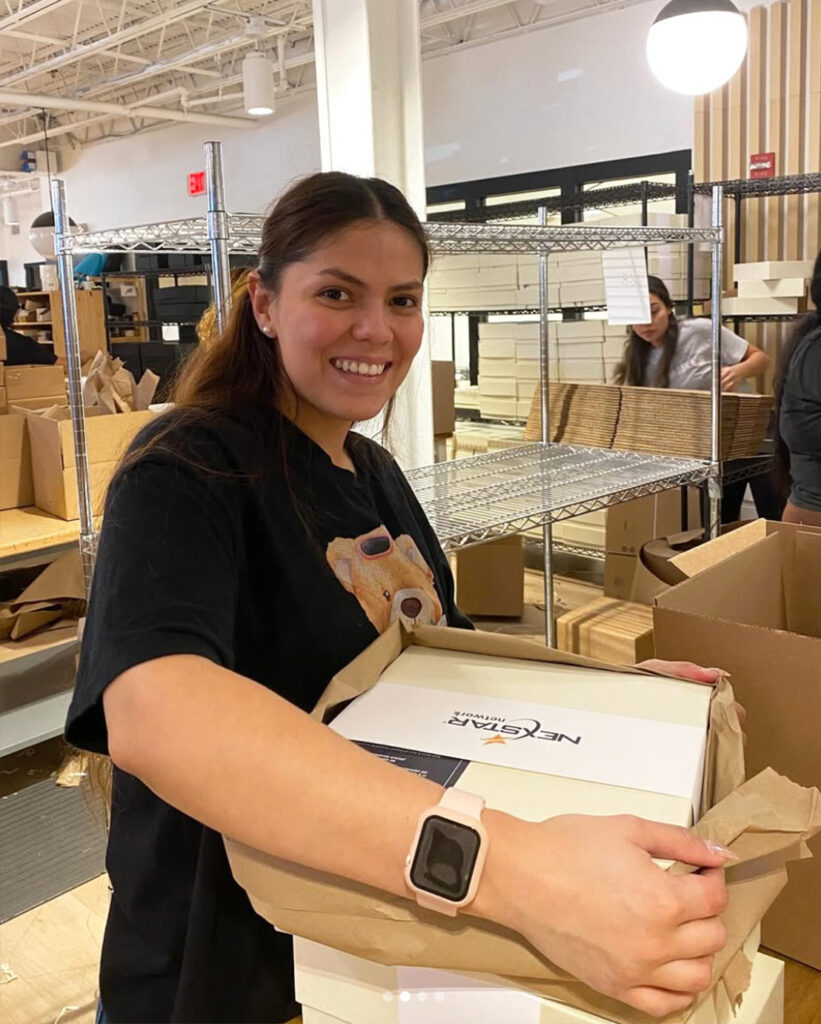 subscription box kitting warehouse team