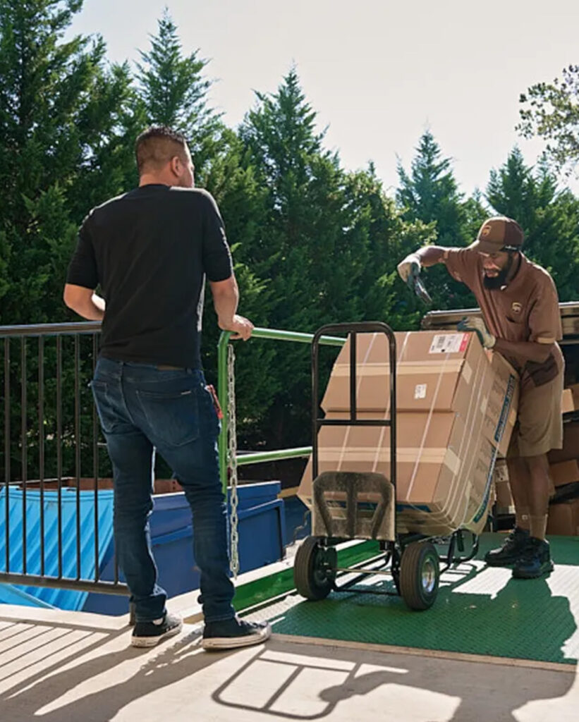 warehouse team at Sidekick Kitting receiving orders